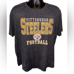 NFL Pittsburgh Steelers Football Shirt Mens Dark Gray